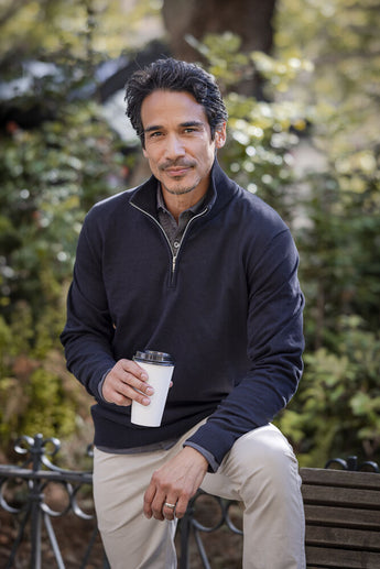 C&B Oakville Half Zip Sweater Men