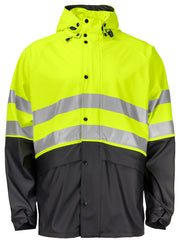 Load image into Gallery viewer, Pro-Job Rain Jacket Short EN ISO 20471 Class 3/2
