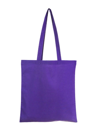 Purple Cotton Shopper