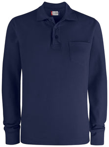 Basic Polo Long Sleeve Pocket